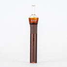 Puffco Pivot Mouthpiece - Drink Me with amber glass bottle-inspired design