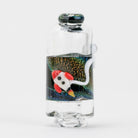 Puffco Pivot space glass mouthpiece featuring a detailed rocket ship accent