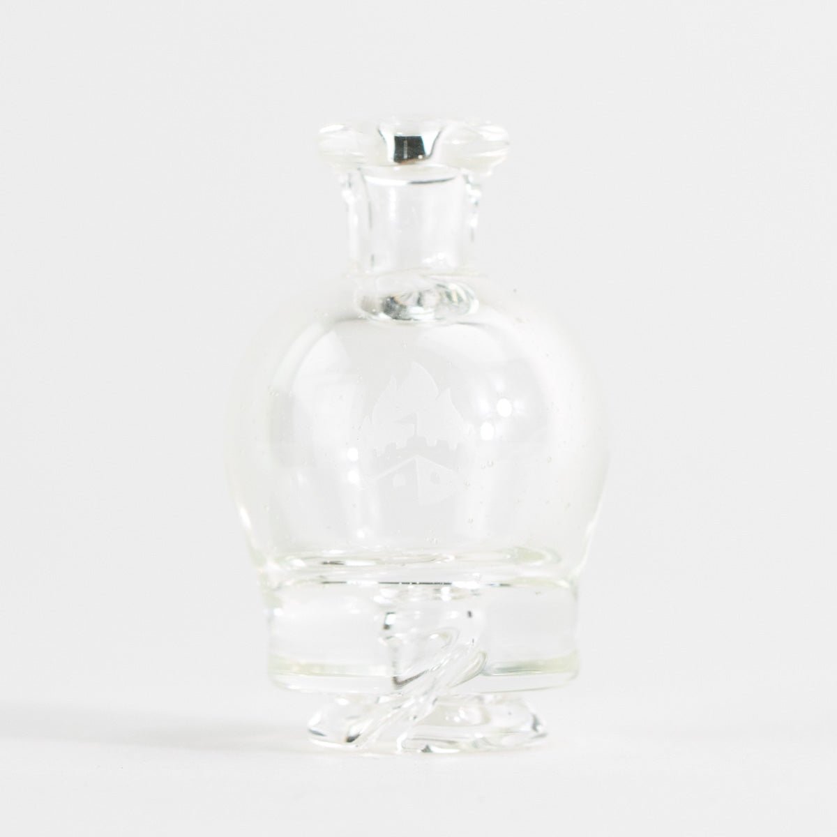 Handcrafted UV reactive blue glass mouthpiece designed for Puffco Pivot devices