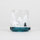Arctic-themed glass attachment for the Puffco Proxy Core with white ice and blue water