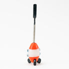 Rocket ship glass dabber designed for handling wax, rosin, and sauce