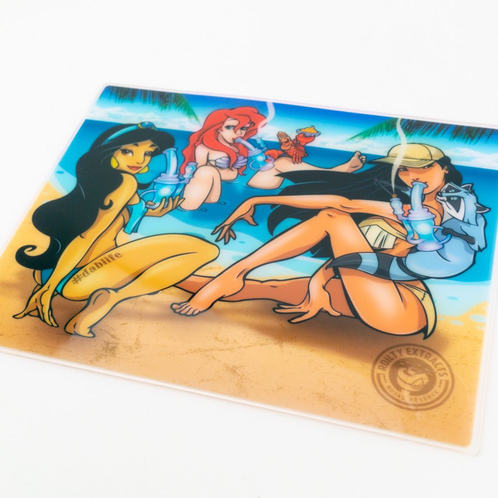 Roilty Extracts Princess Silicone Dab Mat - Empire Smokes