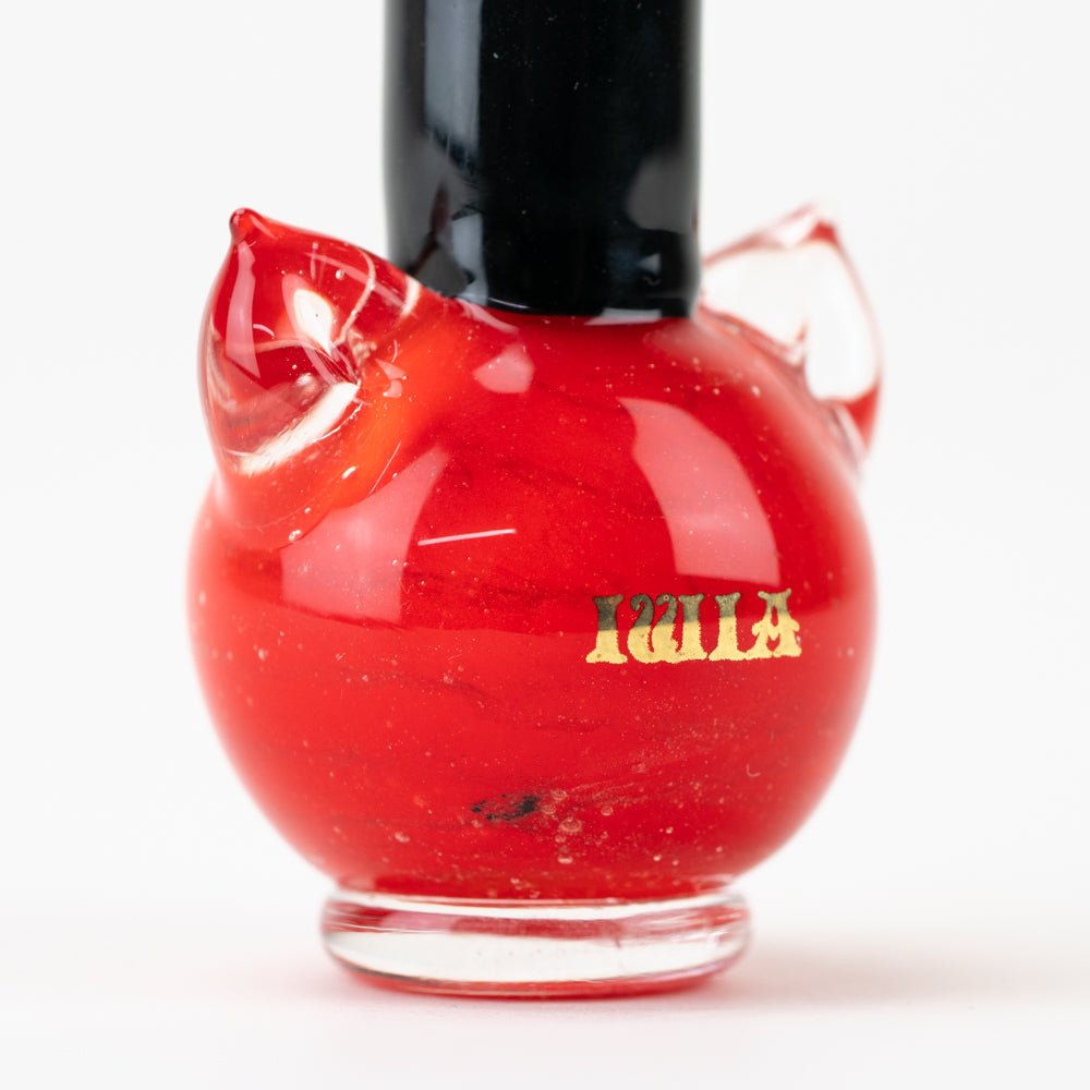 Saki Bomb Kitty Red Nail Polish Dry Pipe | Empire Smokes