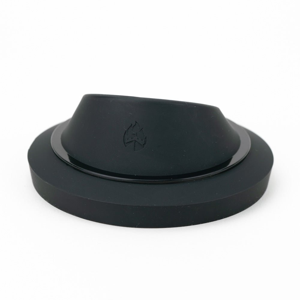 Silicone Puffco top holder designed to support glass attachments