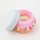 Sprinkle donut concentrate jar with colorful raised glass artwork