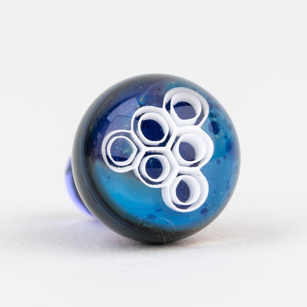 Steven H. Glass Cosmic Honeycomb Control Tower Marble Top - Empire Smokes