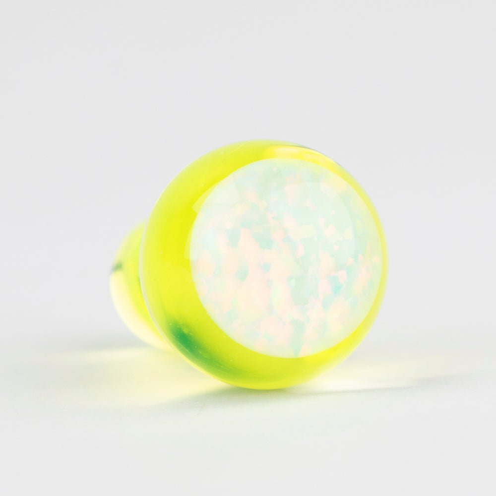 Steven H. Glass Illuminati Opal Control Tower Marble Top - Empire Smokes