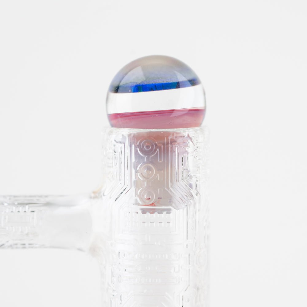 Steven H. Glass Lavendar Opal Control Tower Marble Top - Empire Smokes