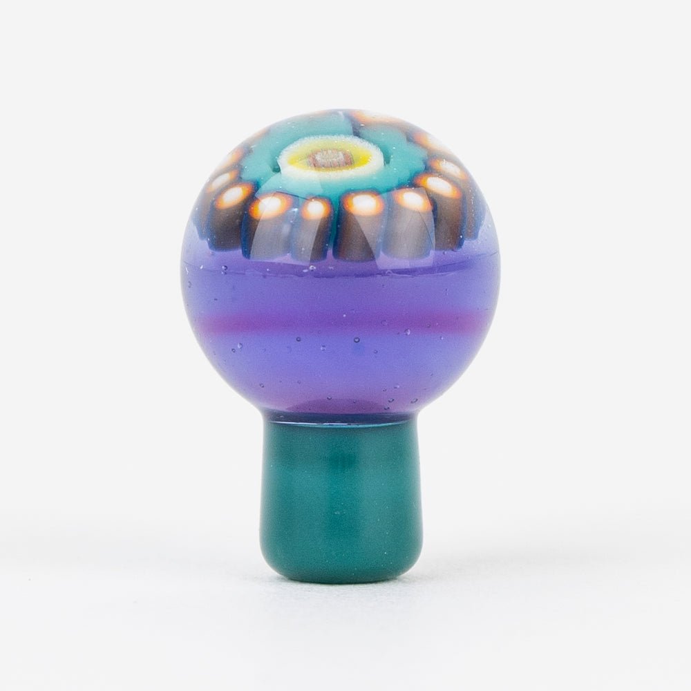 Steven H. Glass Midnight Bloom Control Tower Marble Top - Empire Smokes