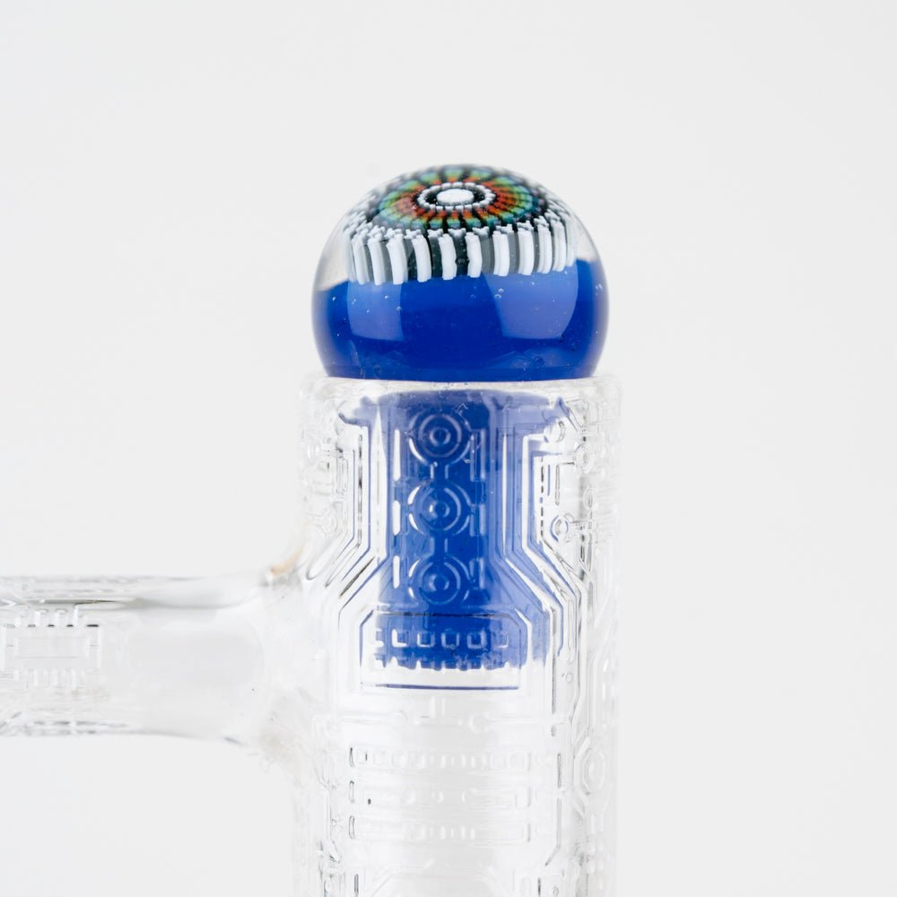 Steven H. Glass Starlight Bloom Control Tower Marble Top - Empire Smokes