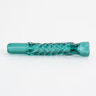 Bat style chillum with twisted texture glass design