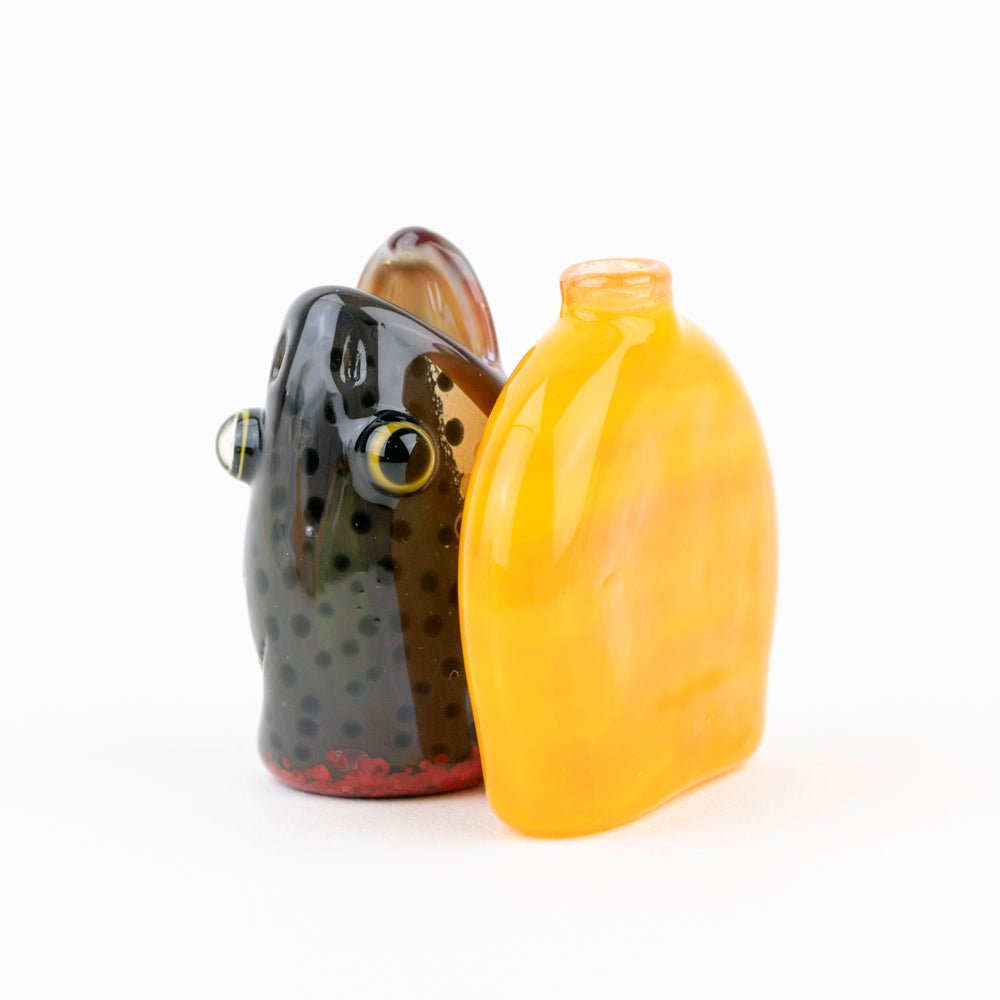 Trapper Studio Sunrise Bass Fish Head Chillum - Empire Smokes