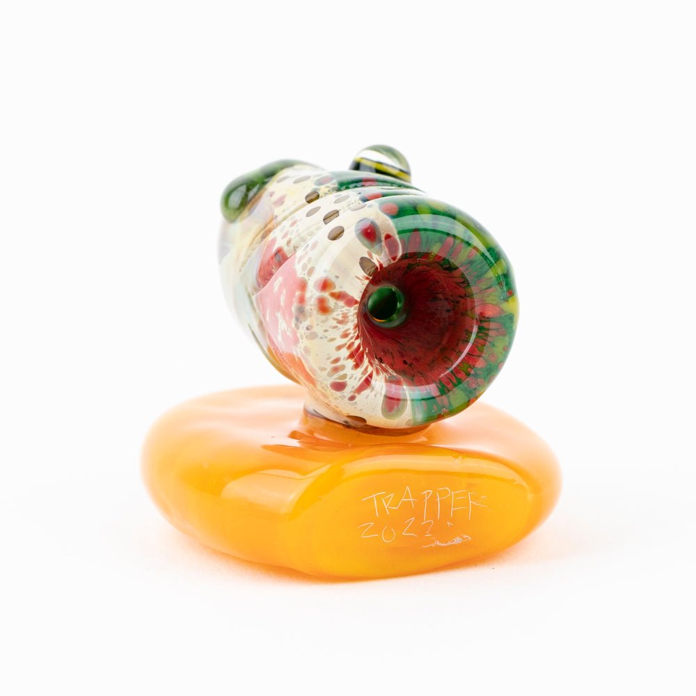 Trapper Studio Sunrise Rainbow Trout Head Chillum | Empire Smokes