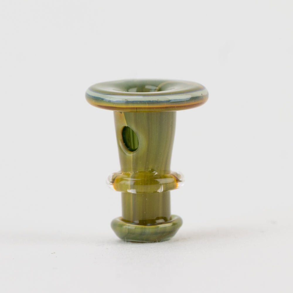 Vintage green Puffco joystick cap made by Empire Glassworks