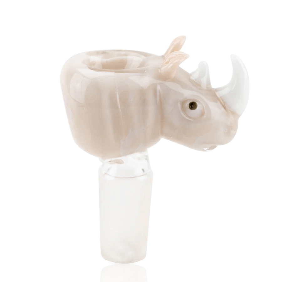 White Rhino Bowl Piece