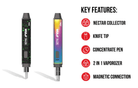 Wulf Mods RAZR Nectar Collector Vaporizer and Hot Knife - Empire Smokes