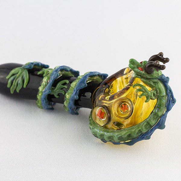 Dragon Sphere Large Spoon Pipe Empire Glassworks