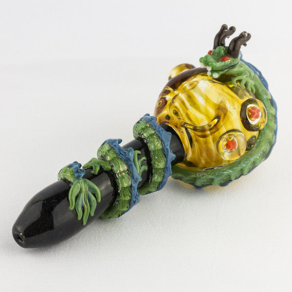 Dragon Sphere Large Spoon Pipe Empire Glassworks