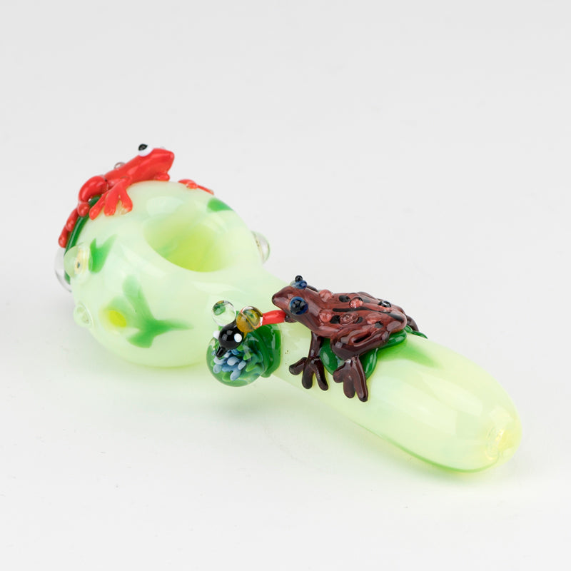 Ribbit Small Spoon Pipe Empire Glassworks