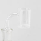 90° Flat Top 25mm Opaque Bottom Quartz Banger - Empire Smokes