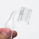 90° Slit Reactor Quartz Banger - Empire Smokes