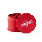 Aqua Works Glass 4 Piece Grinder Red