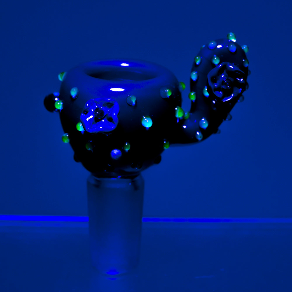 Bowl Piece - UV Cactus Empire Glassworks