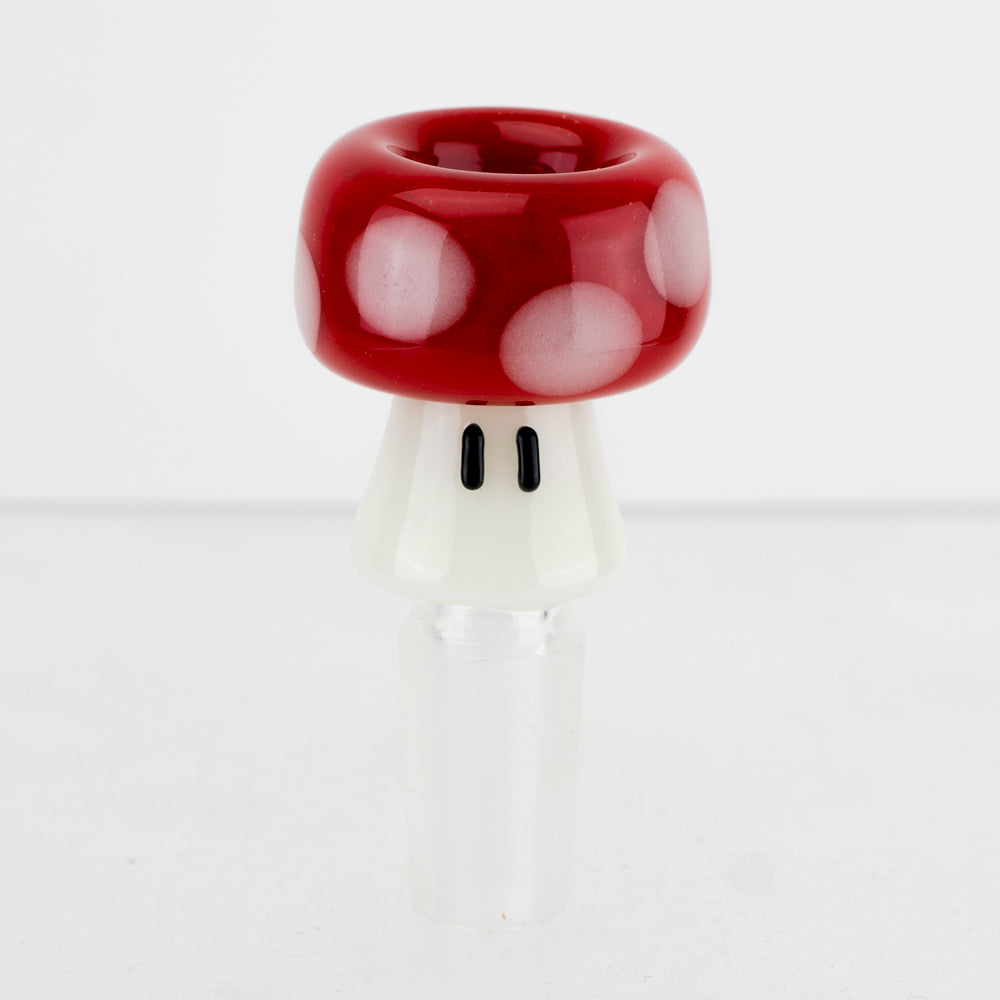 Bowl Piece - Red Mushroom Empire Glassworks