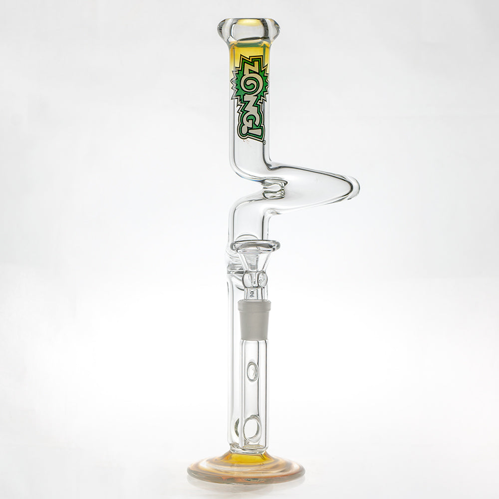 Silver Fumed Zong Mini Straight Tube Zong