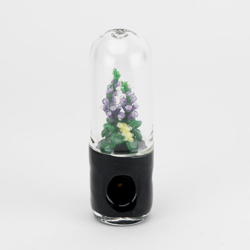 Lavender Foxglove Dry Pipe Empire Glassworks