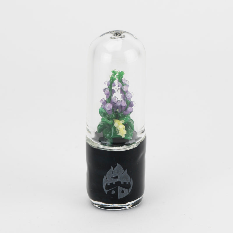 Lavender Foxglove Dry Pipe Empire Glassworks