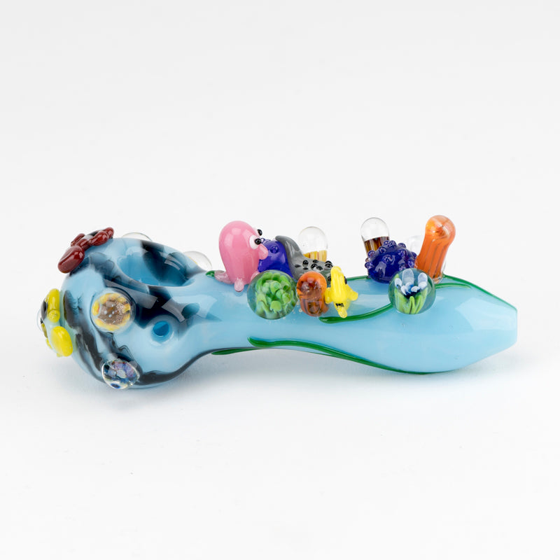 Great Barrier Reef Small Spoon Pipe Empire Glassworks