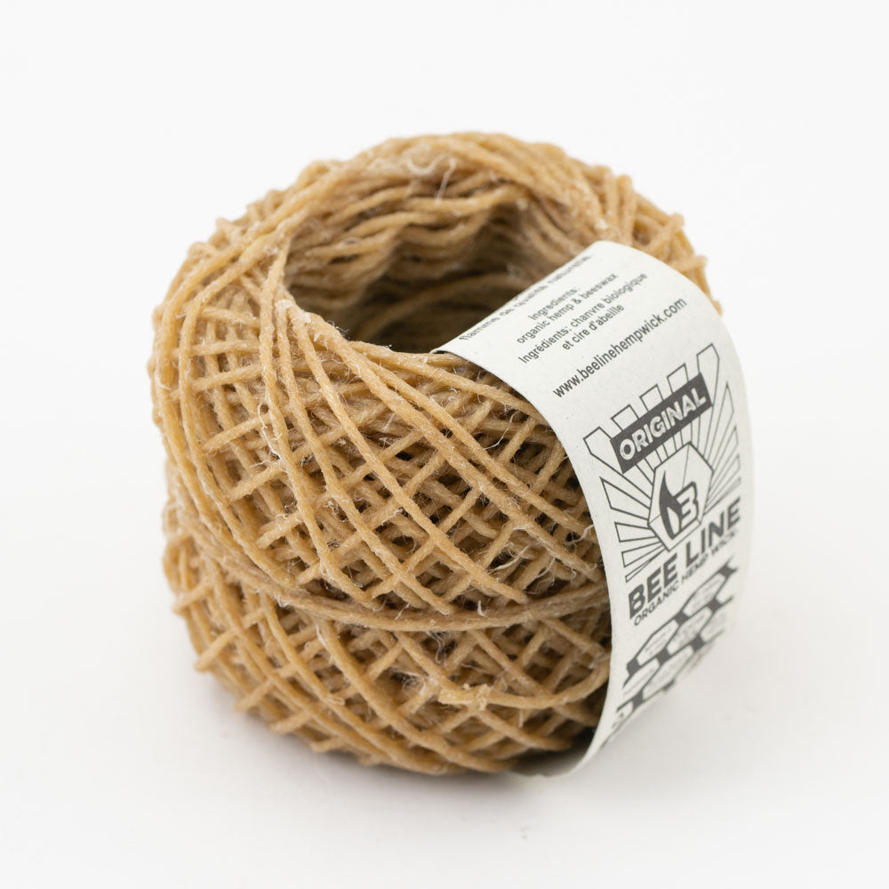 Organic Bee Wax Hemp Wick Bee Line Original