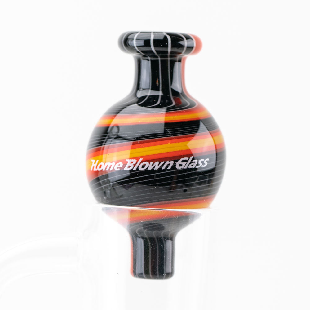 D-Lux Fire Fade Bubble Cap Home Blown Glass @homeblownglassaz