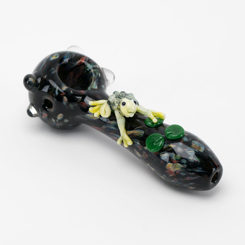Forest Frog Mini Spoon Pipe Empire Glassworks