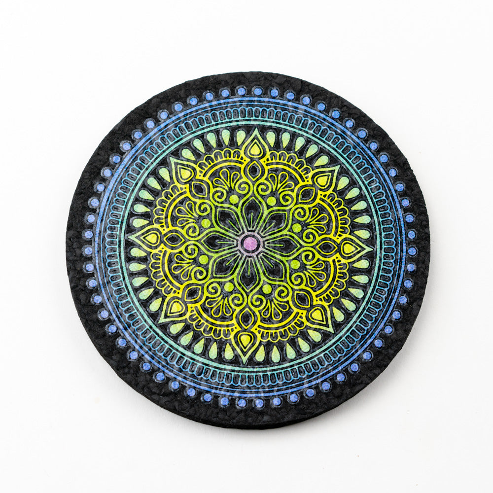 Limeade Les Fleurs Dab Mat MoodMats