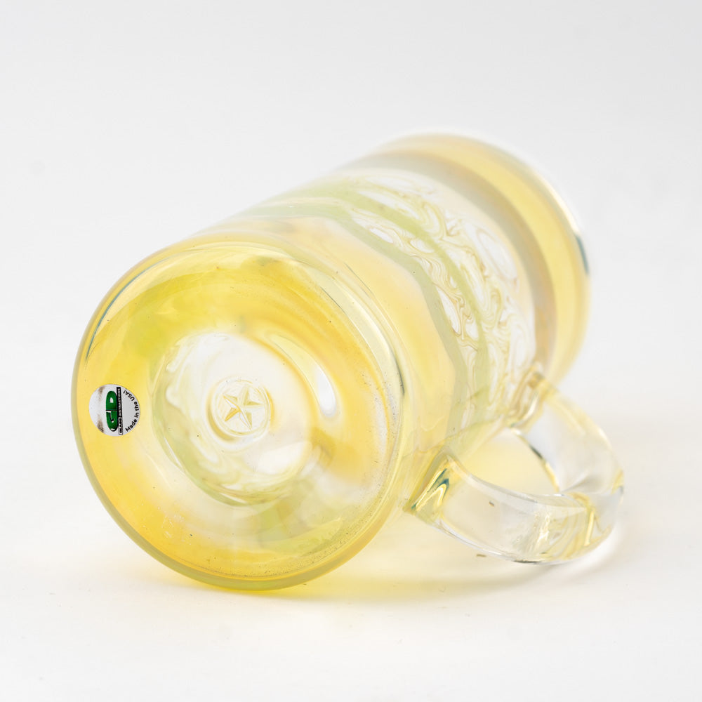 Feather Fumed Glass Mug Glass Distractions