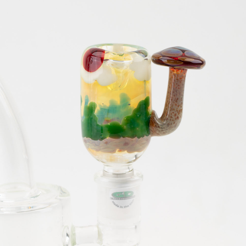 Scenic Mushroom Bowl Piece Glass Distractions Instagram @glassdistractions