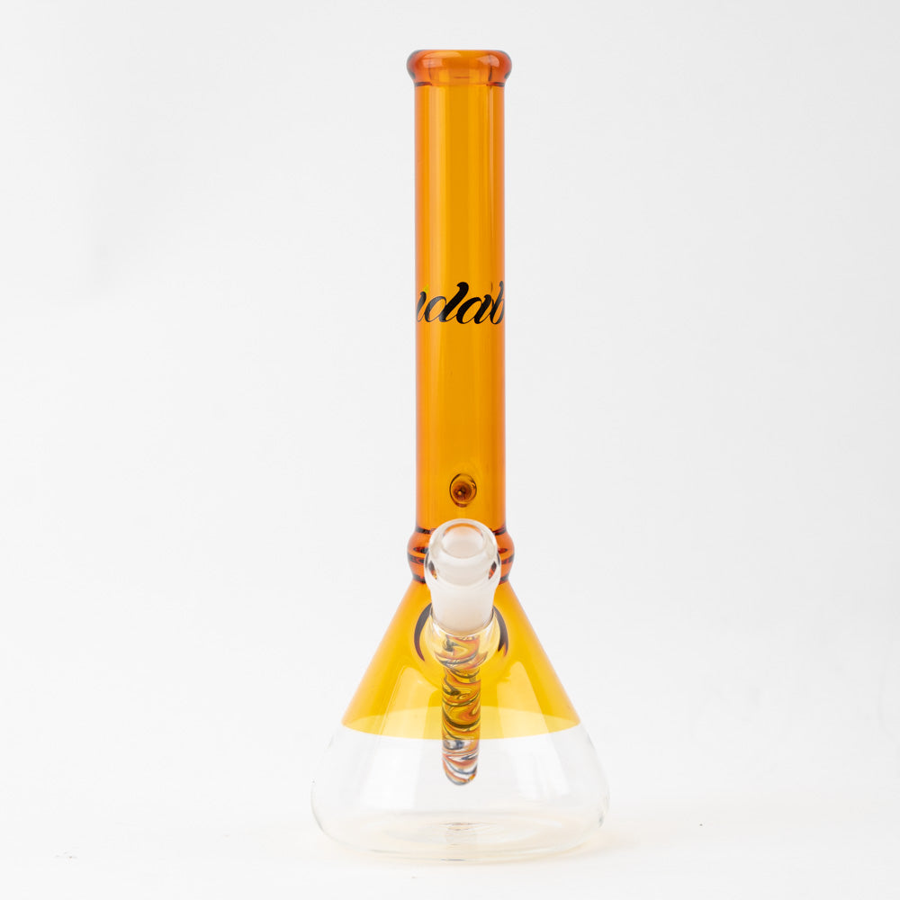 Burning Fire Two Tone Beaker iDab @idabglass