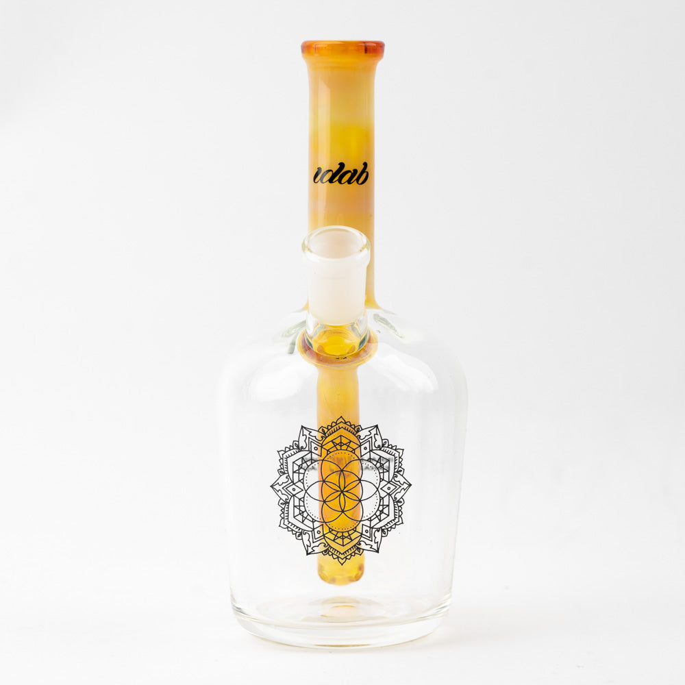 Lemon Baked Medium Henny Bottle Water Pipe @idabglass iDab