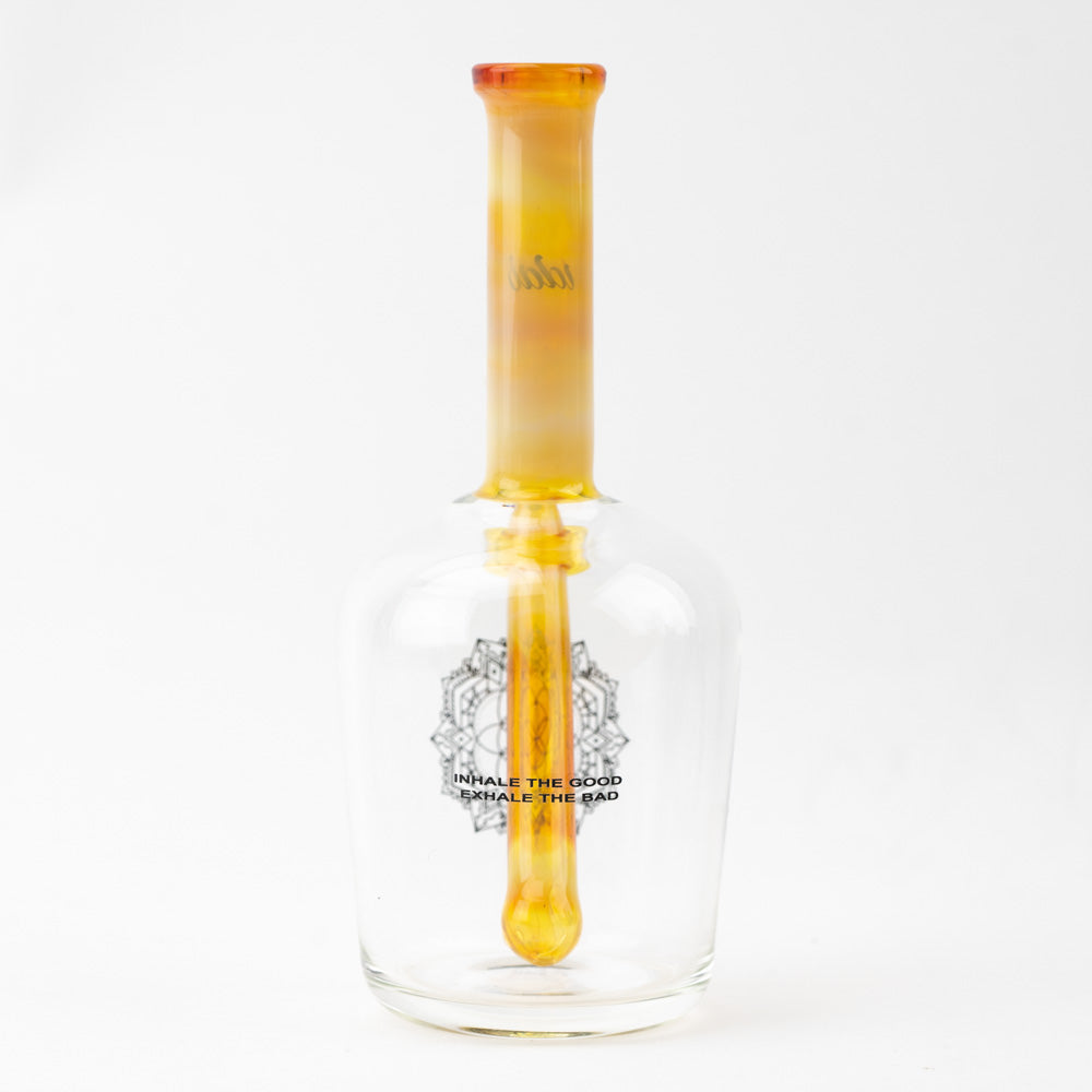 Lemon Baked Medium Henny Bottle Water Pipe @idabglass iDab