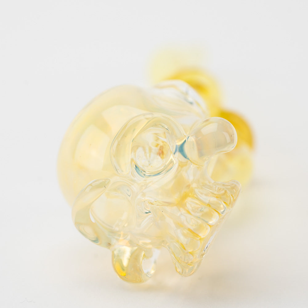 Fuming Skull Sherlock Dry Pipe Home Blown Glass