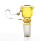 18m Home Blown Teacup Fumed Bowl Piece Goldstar