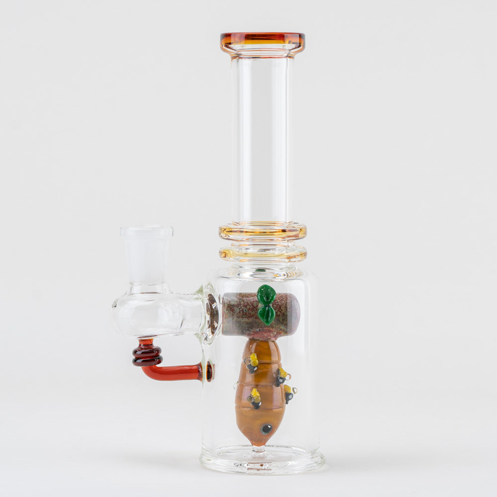 "Save the Bees" Mini Tube Empire Glassworks