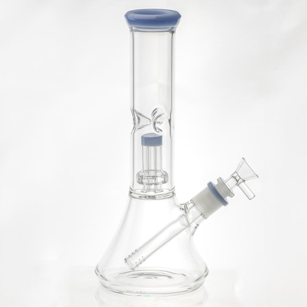 Bleu Gemstone Crystal Perc Beaker Empire Glassworks