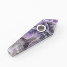 Amethyst - Gemstone Crystal Dry Pipes