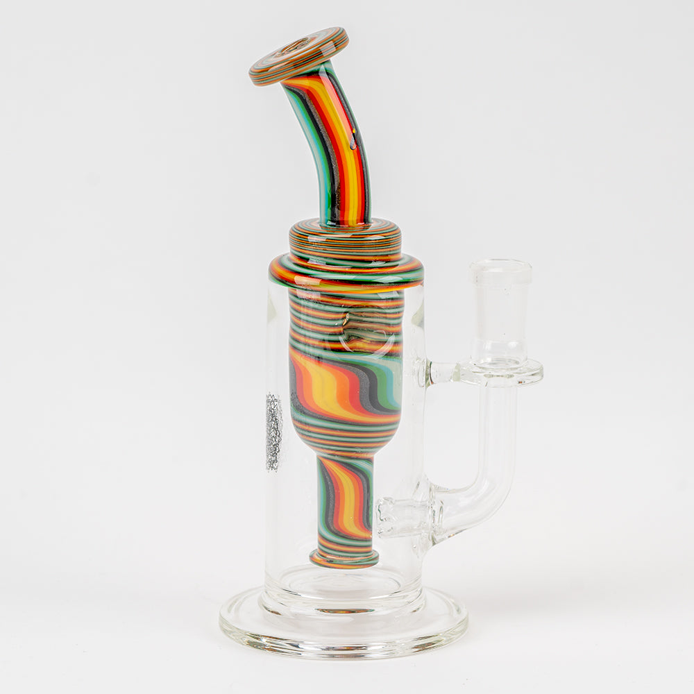 Frozen Fire Mandala Incycler iDab Water Pipe