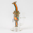 Frozen Fire Mandala Incycler iDab Water Pipe