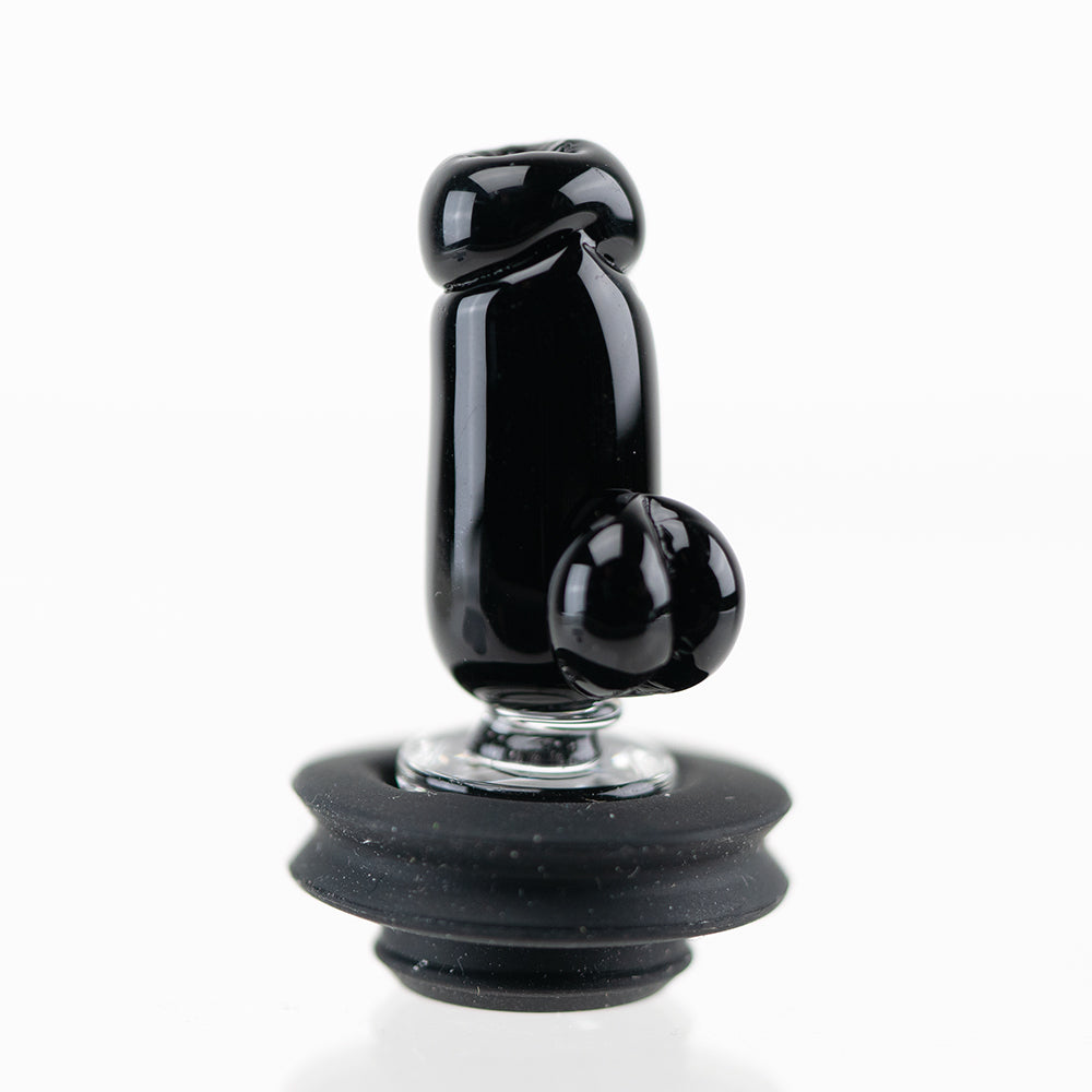 Black Phallus Puffco Peak Pro Carb Cap Empire Glassworks glass penis dick