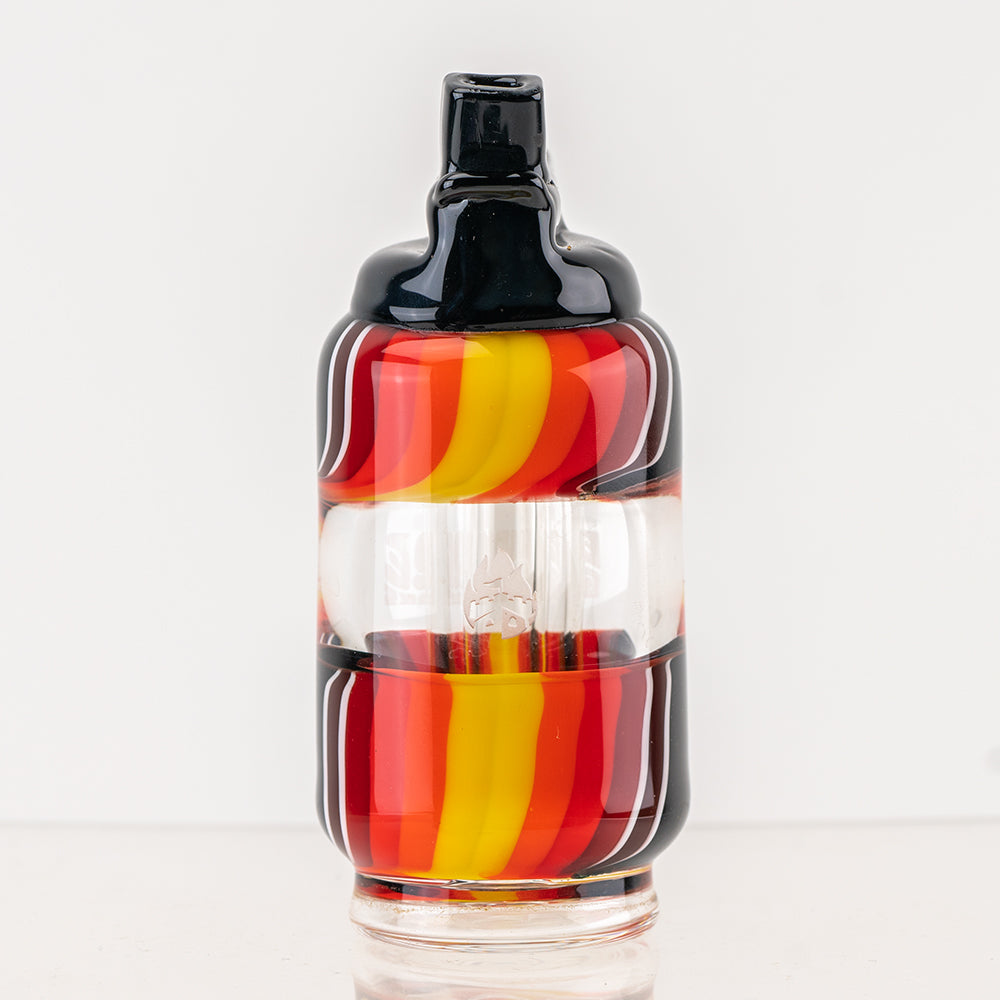 Sun Fire Water Bottle Puffco Peak Glass Attachment Empire Glassworks